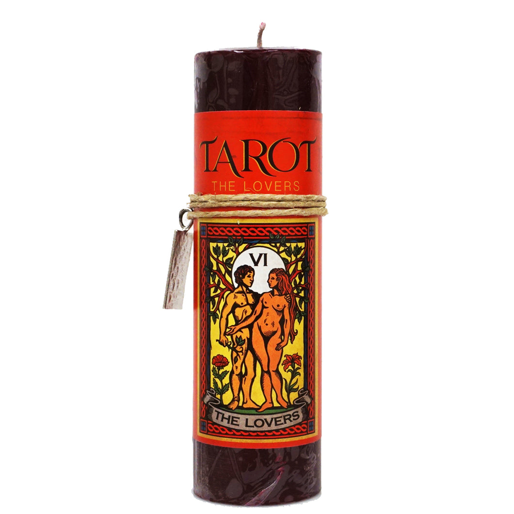The Lovers Tarot Candle