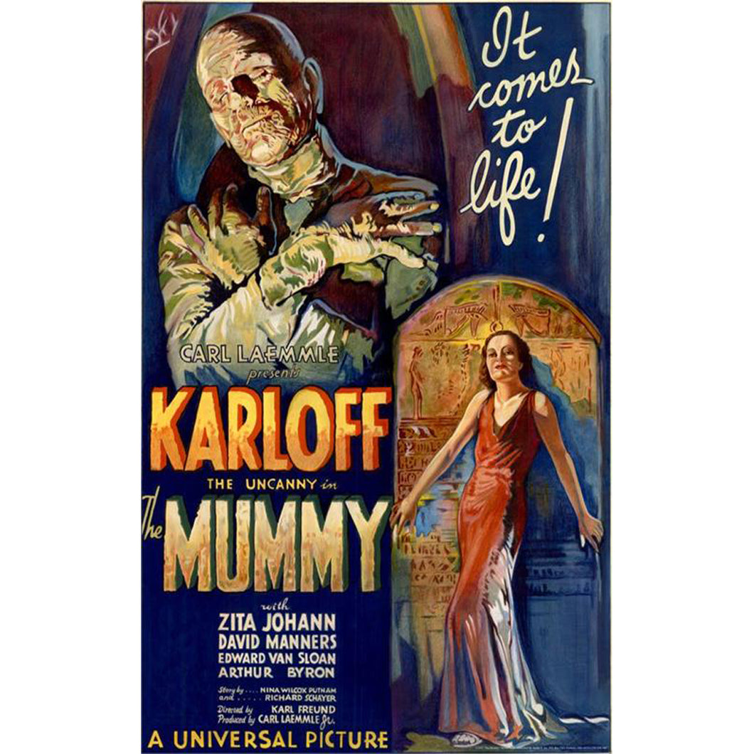 The Mummy Boris Karloff Poster