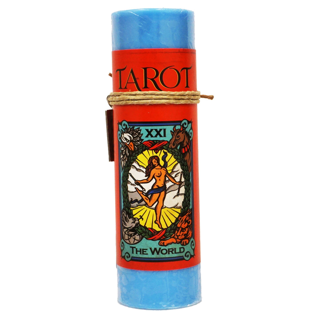 The World Tarot Candle