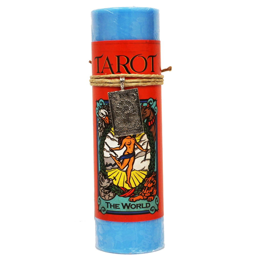 The World Tarot Candle