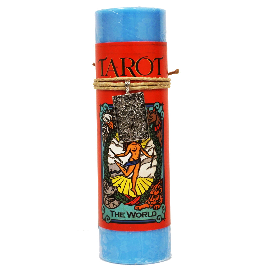 The World Tarot Candle