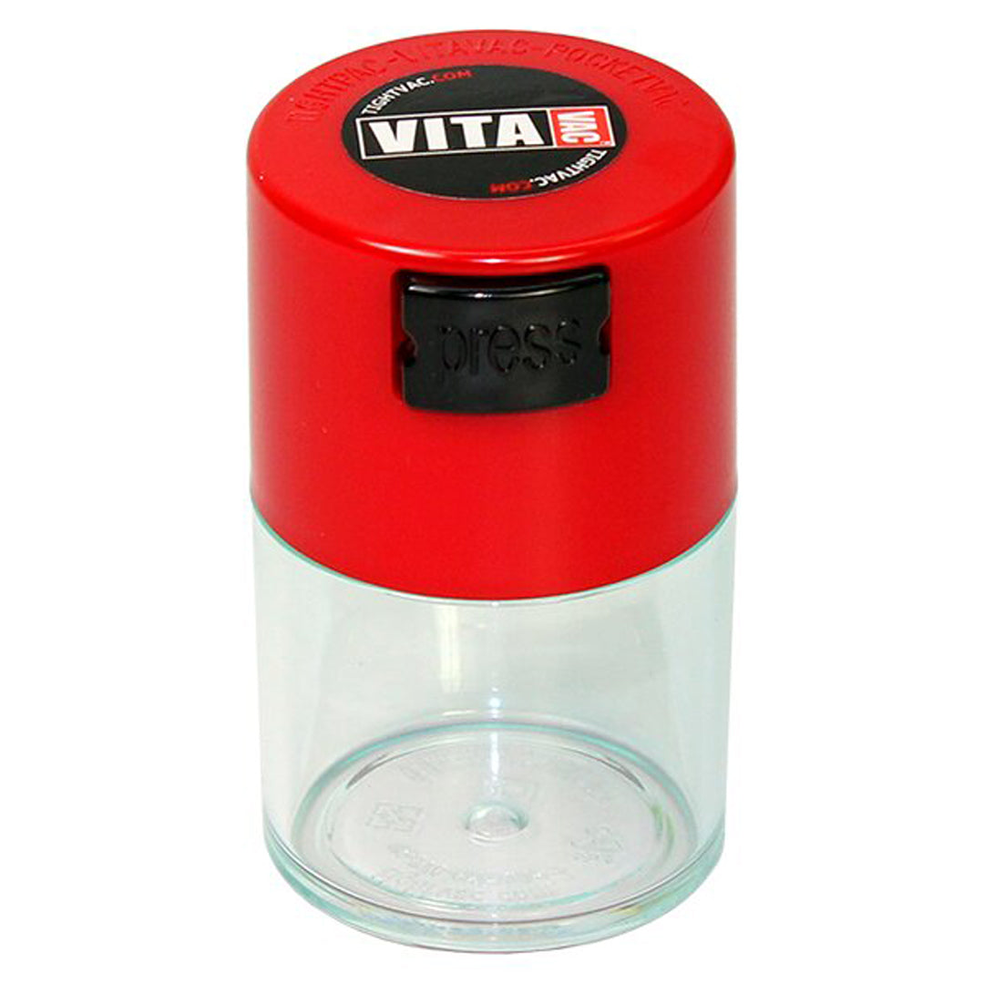 Tightvac Clear Container - .06L - Red