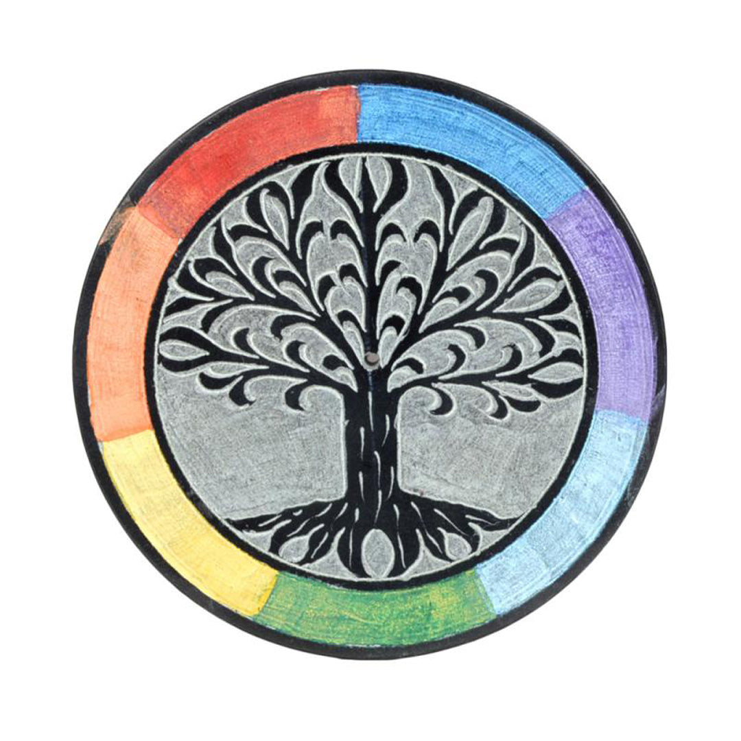 Tree Of Life Plate Incense Burner