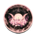Triple Moon & Flowers Round Incense Burner