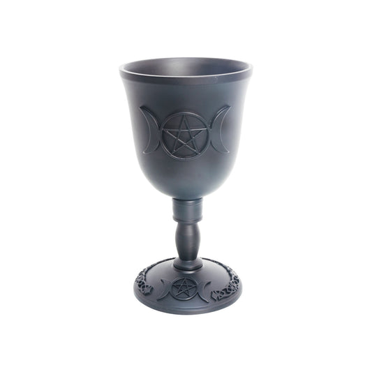 Triple Moon & Pentacle Goblet