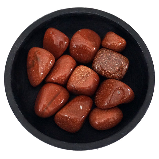 Tumbled Red Goldstone 5pk