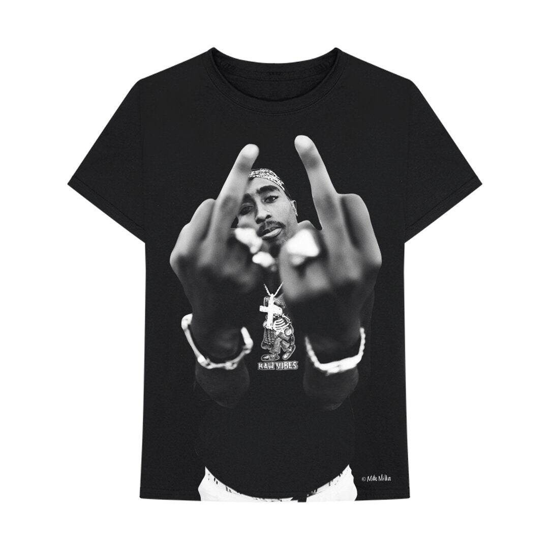 Tupac - Middle Finger T-Shirt