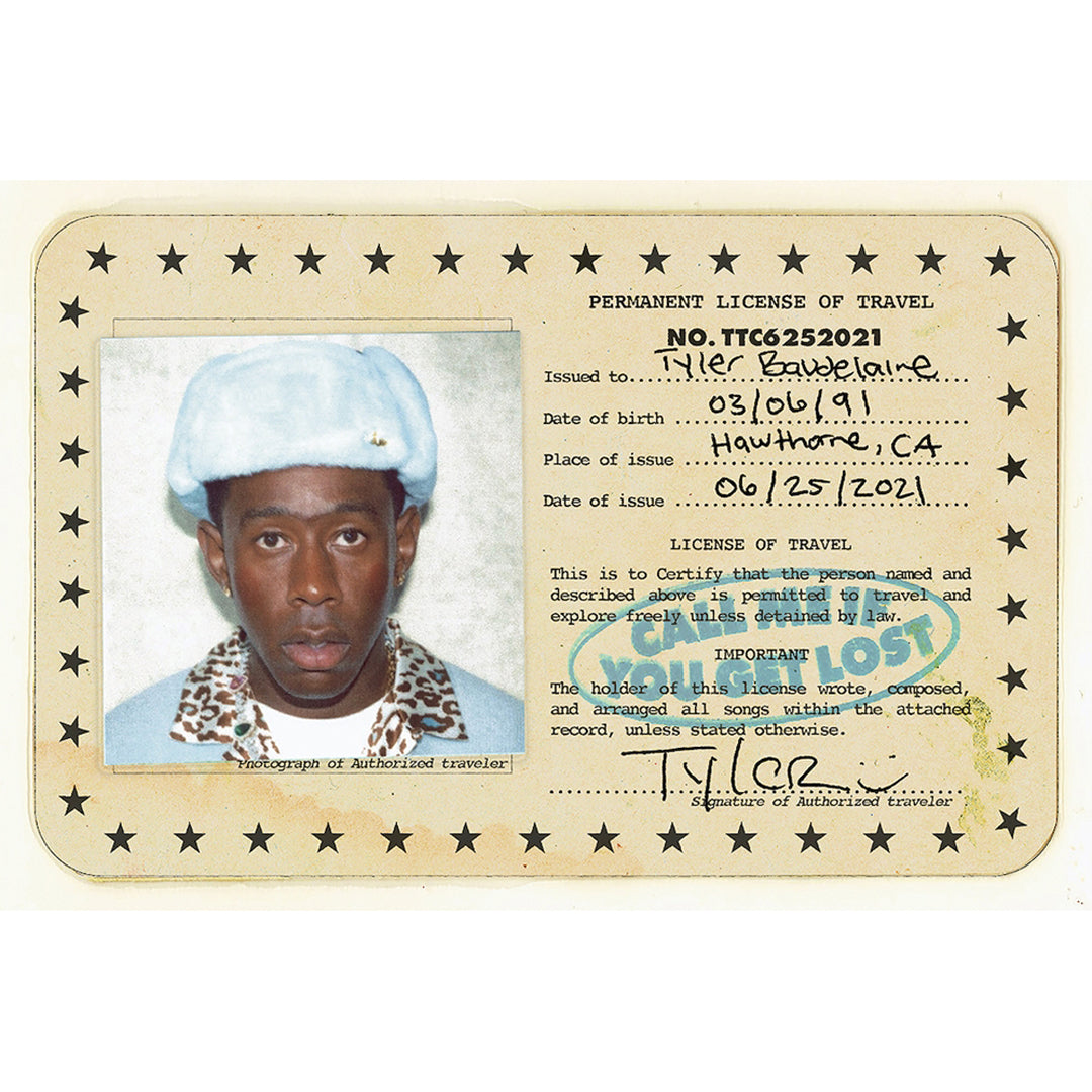 Tyler The Creator License Poster Infinity's End