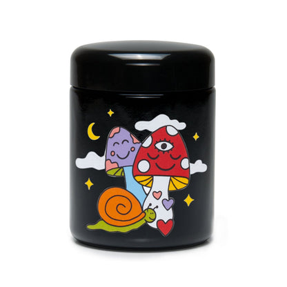 UV Screw-Top Jar - Large - Woke Cosmic Mushroom