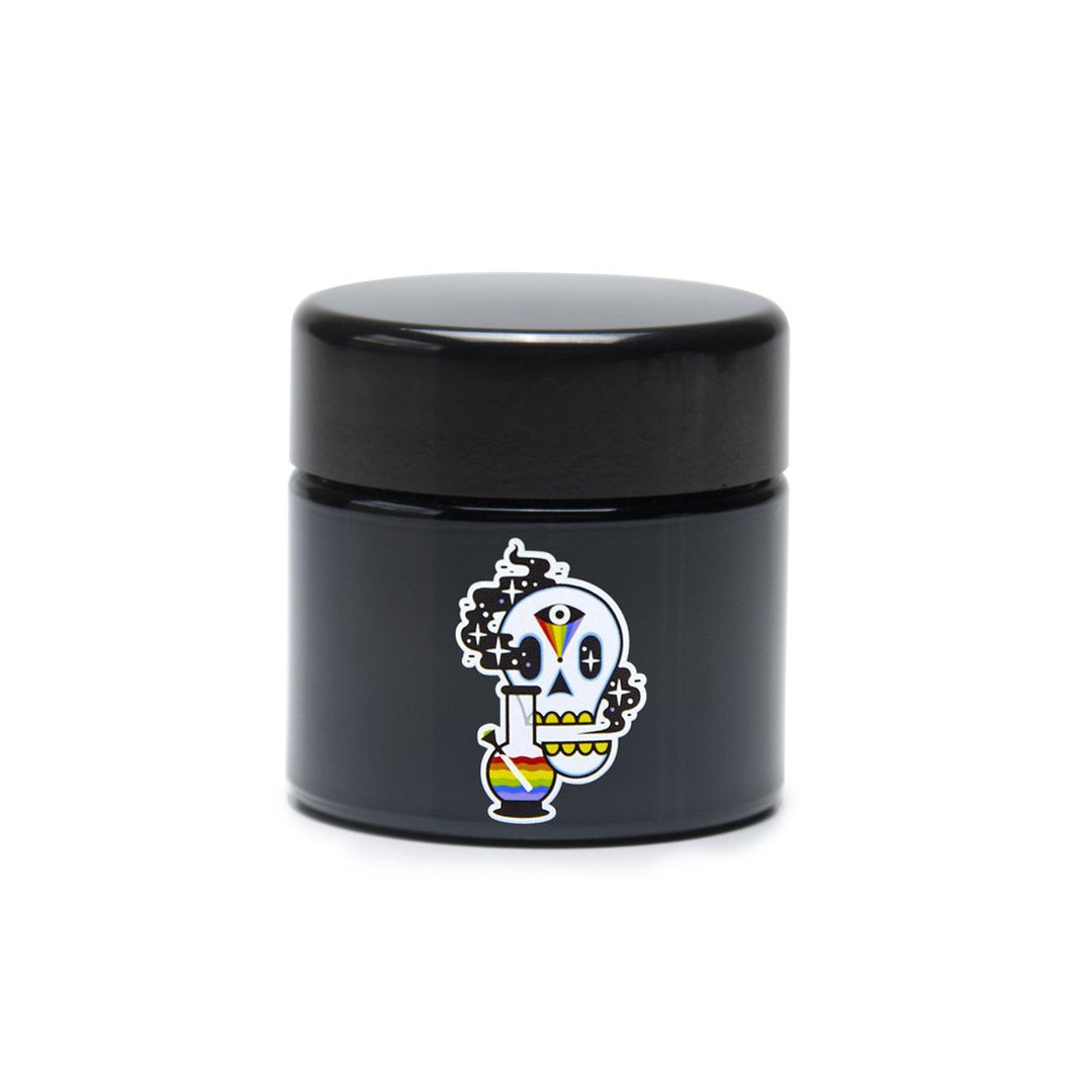 UV Screw-Top Jar - Medium - Cosmic Skull