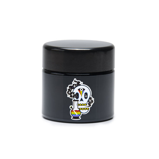 UV Screw-Top Jar - Medium - Cosmic Skull