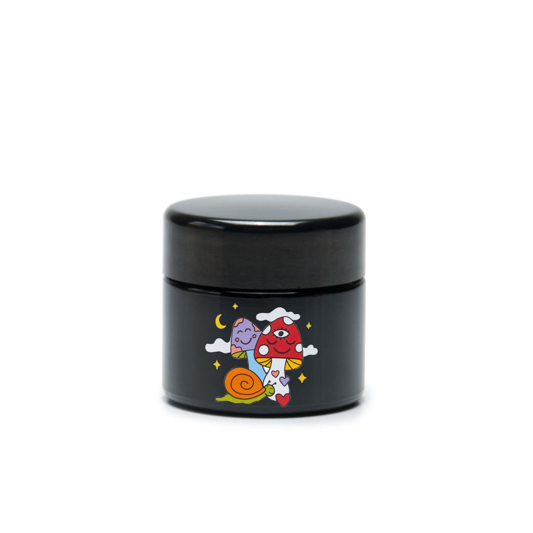 UV Screw-Top Jar - Small - Woke Cosmic Mushroom