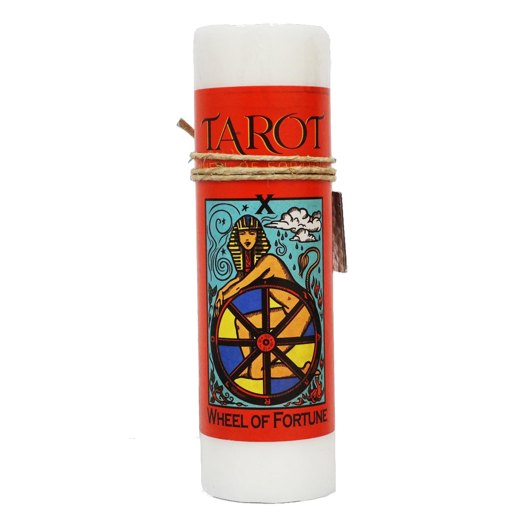 Wheel Of Fortune Tarot Candle