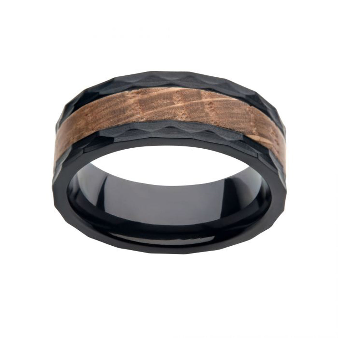 Whiskey Barrel Inlay Ring