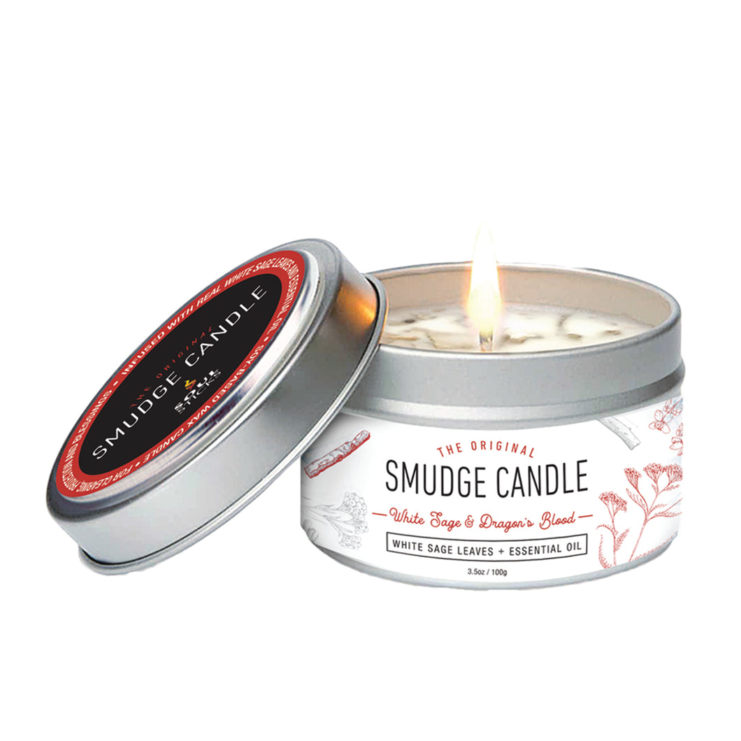 White Sage & Dragon's Blood Smudge Candle