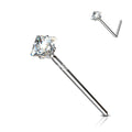 You Bend 1/2" 20ga .925 Sterling Silver Fishtail Nose Stud