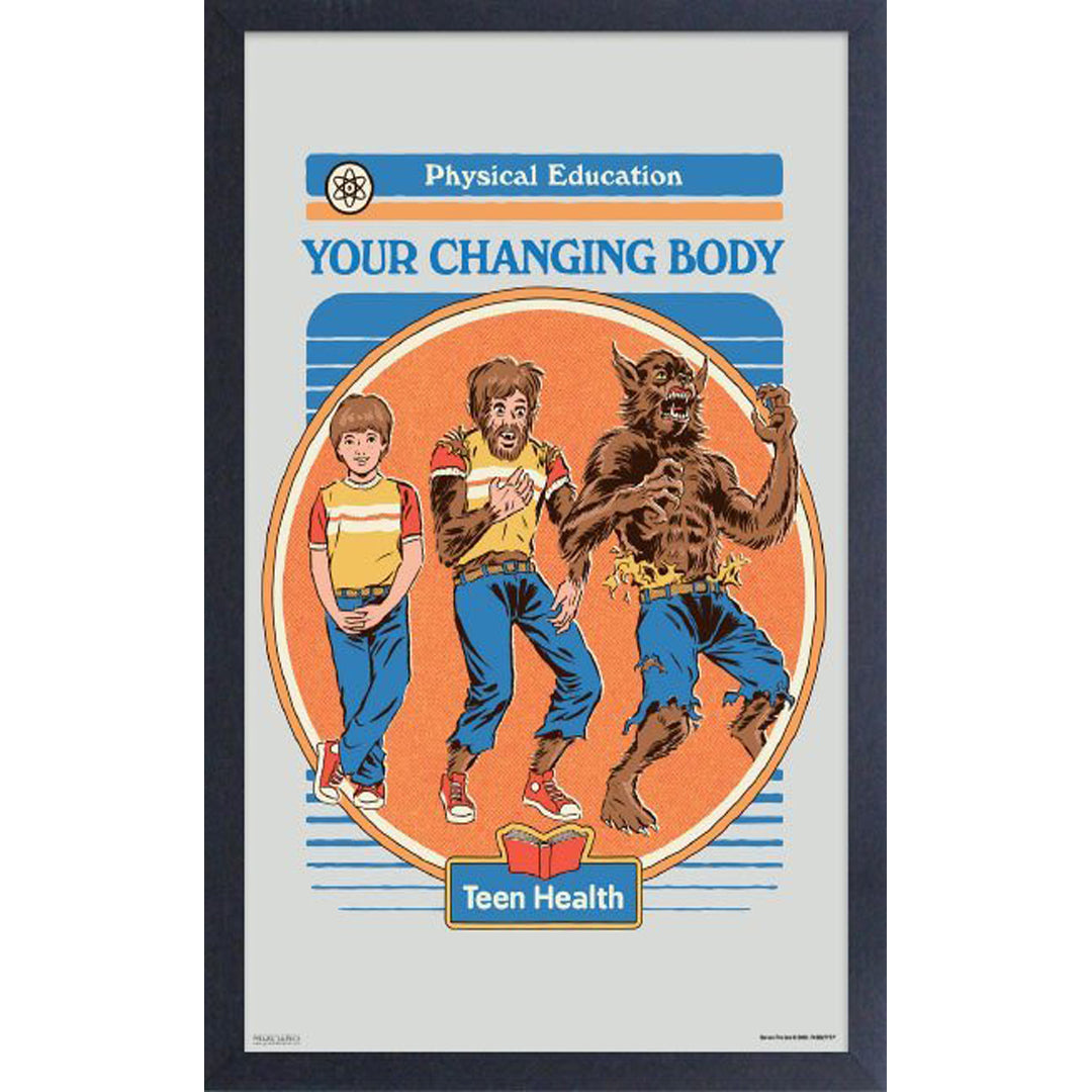 Your Changing Body Framed Gel Print